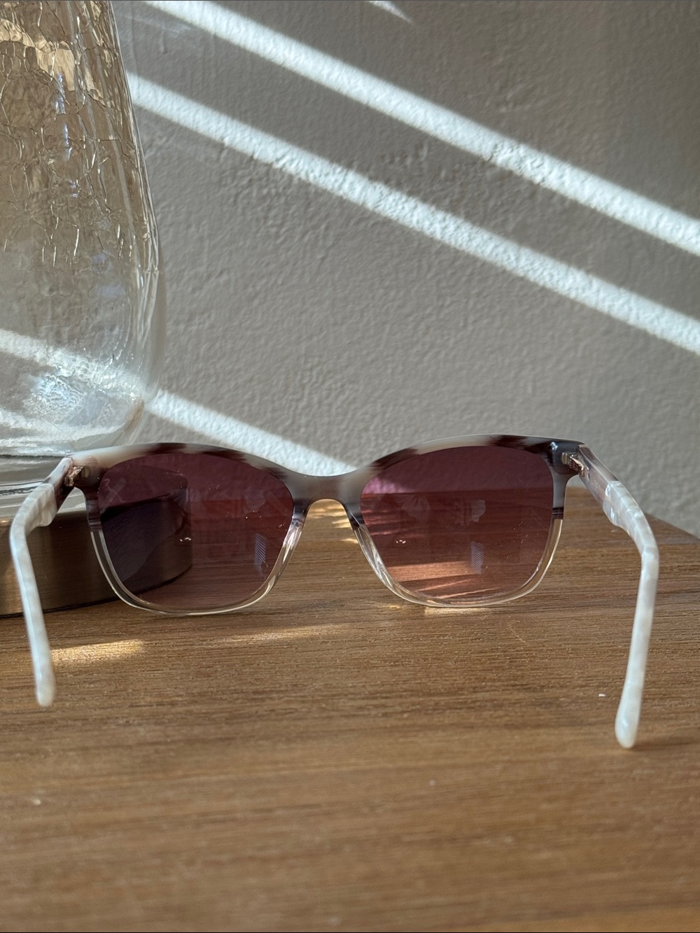 Ted Baker London Brown-to-Cream Ombre Cat-Eye Sunglasses - Picture 5 of 6